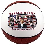 Barack Obama Regulation Size Collectible Basketball - "A Well Rounded President