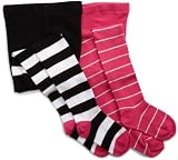 Stride Rite Girls 2-6x Two Pack Rugby Glitter Heavyweight Tight, Assorted, 2/4