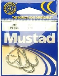 Sports: Mustad 9175D-1/0-27 OShaughn Hks - O. MUSTAD & SON, INC.