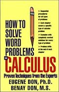 How to Solve Word Problems in Calculus
