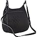 Nine West Split The Difference Messenger Saddle Cross Body, Black/Black/Black, One Size