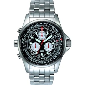 Torgoen Swiss Men’s Chronograph Pilot Computer Watch #T01201