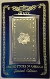 One Ounce 999 Silver Clad Morgan Dollar Bar w/ Assayers' Card