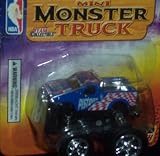 Detroit Pistons 2004 Mini-Monster Truck NBA Diecast Fleer Team Collectible with Pullback Motion
