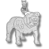 Mississippi State University MSU Bulldog Pendant (Silver)