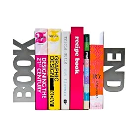 PT Book End Metal Spray Painted Silver
