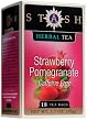 Stash Premium Strawberry Pomegranate Red Tea, 18-Count Tea Bags (Pack of 6)