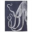 Thomas Paul TH-0103-IND Baby Alpaca Octopus Throw in Indigo