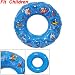 Lovely Fish Pattern Blue Inflatable Swim Ring for Child