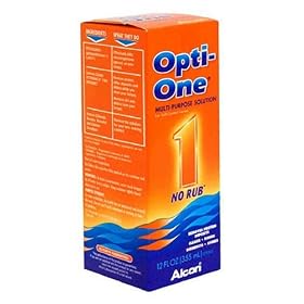 Opti-One No Rub Multi-Purpose Solution for Soft Contact Lenses, 12 fl oz