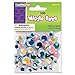 Creativity Street 344601 Wiggle Eyes Assortment, Assorted Sizes, Assorted Colors, 100/Pack