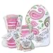 Paisley Park Bouquet Set - All 3 Bouquets - Hooded Towel (# 101288) And 5 Pack Of Wash Cloths (# 101270) And 4 Pack Of Burp Cloths (# 101279)