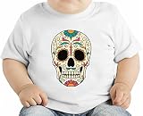 Sugar skull オーガニックベビーTシャツ 12 - 18 Months