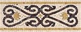 Arizona Tile ST-112 Sterling 6-by-16-Inch Natural Stone Listelle, Crema French Curve  -  4-Pack