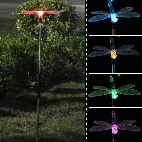 Innoo Tech Solar Powered Dragonfly Lights Outdoor Decorative Lights for Garden,Patio,Xmas,2 Pieces