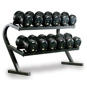 Powertec Fitness P-DR Two-Tier Dumbbell Rack