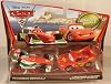 Disney Pixar Cars 2 Movie 2-Pack with Francesco Bernoulli & Lightning McQueen with Party Wheels Die Cast Cars