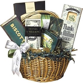 Thanks A Million Gourmet Food Gift Basket – Small (Medium Pictured)