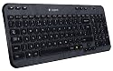 Logitech K360 Tastatur schnurlos schwarz (deutsches Tastaturlayout, QWERTZ)