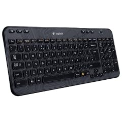 Logitech K360 Tastatur schnurlos schwarz (deutsches Tastaturlayout, QWERTZ)