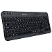 Logitech K360 Tastatur schnurlos schwarz (deutsches Tastaturlayout, QWERTZ)