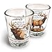 American Expedition Set of 2 Shot Glasses