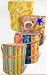 Collapsible Storage Hamper - Multi Color Swirls