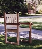 Western Red Cedar Wood Outdoor Patio Dining Chair