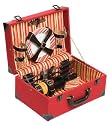 True Fabrications Picnic Set (includes 2 plates, 2 wine glasses, 2 napkins, 6 pcs cutlery, and a corkscrew)