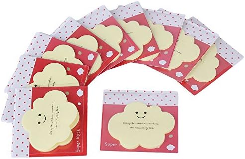 Cute Office Sticky Notes Memo Bookmark Post Notes 300 Sheets, 10 Pads/Pack(Type4)