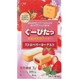 ぐーぴたっ クッキー ストロベリーヨーグルト 3本 (12入り)