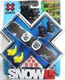 Mattel X Games Burton Finger Snowboard - Dominant w/ Hail Boots Collectible Set