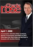 Charlie Rose with Arthur Miller; Patrick Stewart; William H. Macy; Jonathan Demme (April 7, 2000)