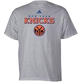 adidas New York Knicks Ash True Court T-shirt