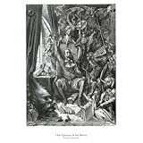 Gustave Dore Don Quixote In His Library Poster Art Print - 24x36