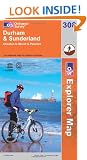 Durham and Sunderland (OS Explorer Map)