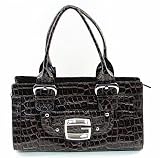 Guess Leilani E/W Satchel Ladies Brown Crocodile Leather Handbag 51e%2BQnbi4GL. SL160 Guess Leilani E/W Satchel Ladies Brown Crocodile Leather Handbag