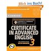 Cambridge Certificate in Advanced English 3 with Answers: Official Examination Papers from University of Cambridge ESOL Examinations (Cambridge Books for Cambridge Exams)