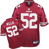Patrick Willis #52 Red San Francisco 49ers Reebok NFL Premier All Stitched Replica Jersey - MEDIUM