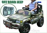 子供操縦乗用♪乗用迷彩JEEP】ラジコン●親操縦おもちゃ玩具
