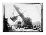 Newswire Photo (L): 10 ton shovel, Stony Island, Michigan
