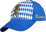 bavarian Cappe Bavarian Pattern blue Velcro Oktoberfest