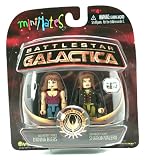  : Battlestar Galactica Minimates 2Pk Collectible Figures - Number Three D'Anna Biers Vs. Number Eight Sharon Valerll