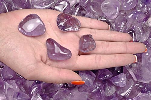 AMETHYST - Premium Shine "AAA" Grade Tumbled Stones - 3 Full Pounds