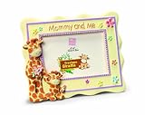 Russ Berrie Treetops Giraffe Photo Frame, Mommy and Me