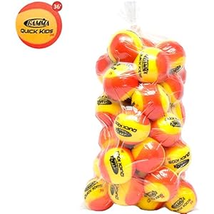 Gamma Quick Kids Oversize Foam Tennis Balls for 36' CourtOne Color 36 PACK