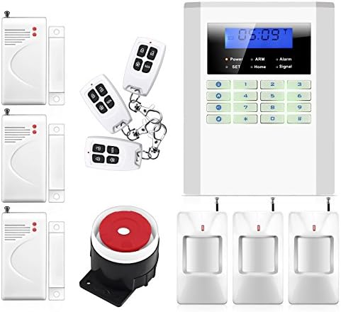 Wireless GSM/PSTN Home Security Burglar Voice PIR Anti-theif Alarm System Motion Detector Sensor 850/900/1800/1900