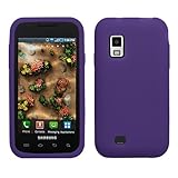 Purple Gel Skin Protector Case for Samsung Fascinate i500 (Galaxy S) Verizo ....