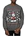 Disney Men's Mickey Mouse Scarf Christmas Sweatshirt