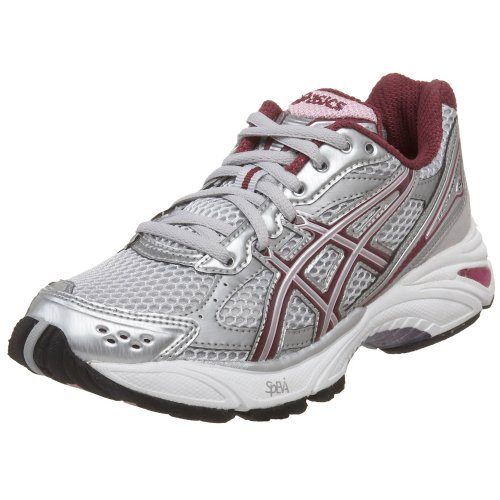 asics womens gel foundation 8 running shoe lightning burgundy rose 7 aa us  more detail click!